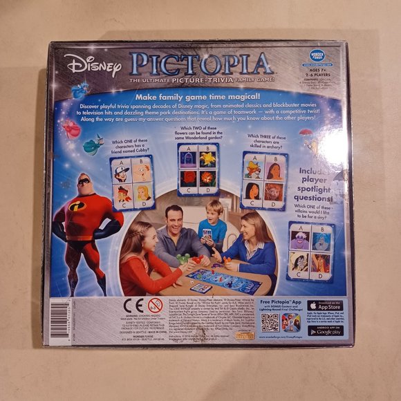 Pictopia Disney Edition 2014 The Ultimate Picture-Trivia Family Game! - Picture 2 of 10